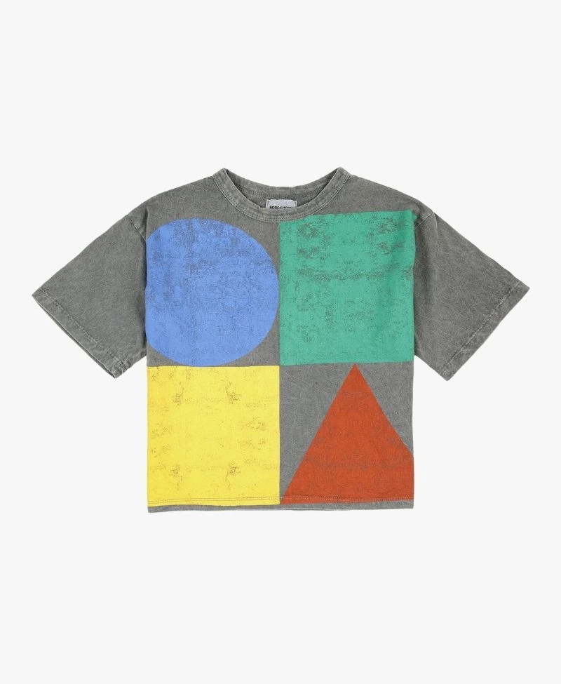 T-shirt Geometric Color Block